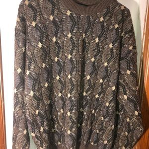 Jantzen Mens XL Sweater Geometric Pattern Cosby